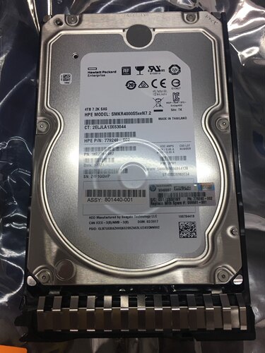 HP 3Par 20000 4TB 7.2K 809601-001 K2Q38A