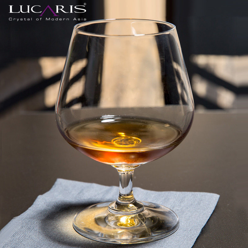 泰国LUCARIS进口水晶玻璃酒杯 白兰地杯 矮脚大肚杯 威士忌洋酒杯