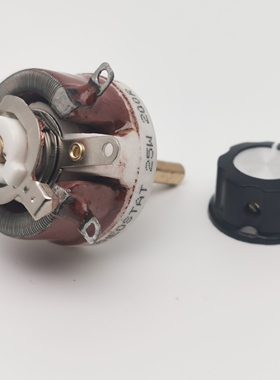 BC1红色瓷盘变阻器 圆盘可调电阻25W 10R20R30R50R100R500R1K2K5K