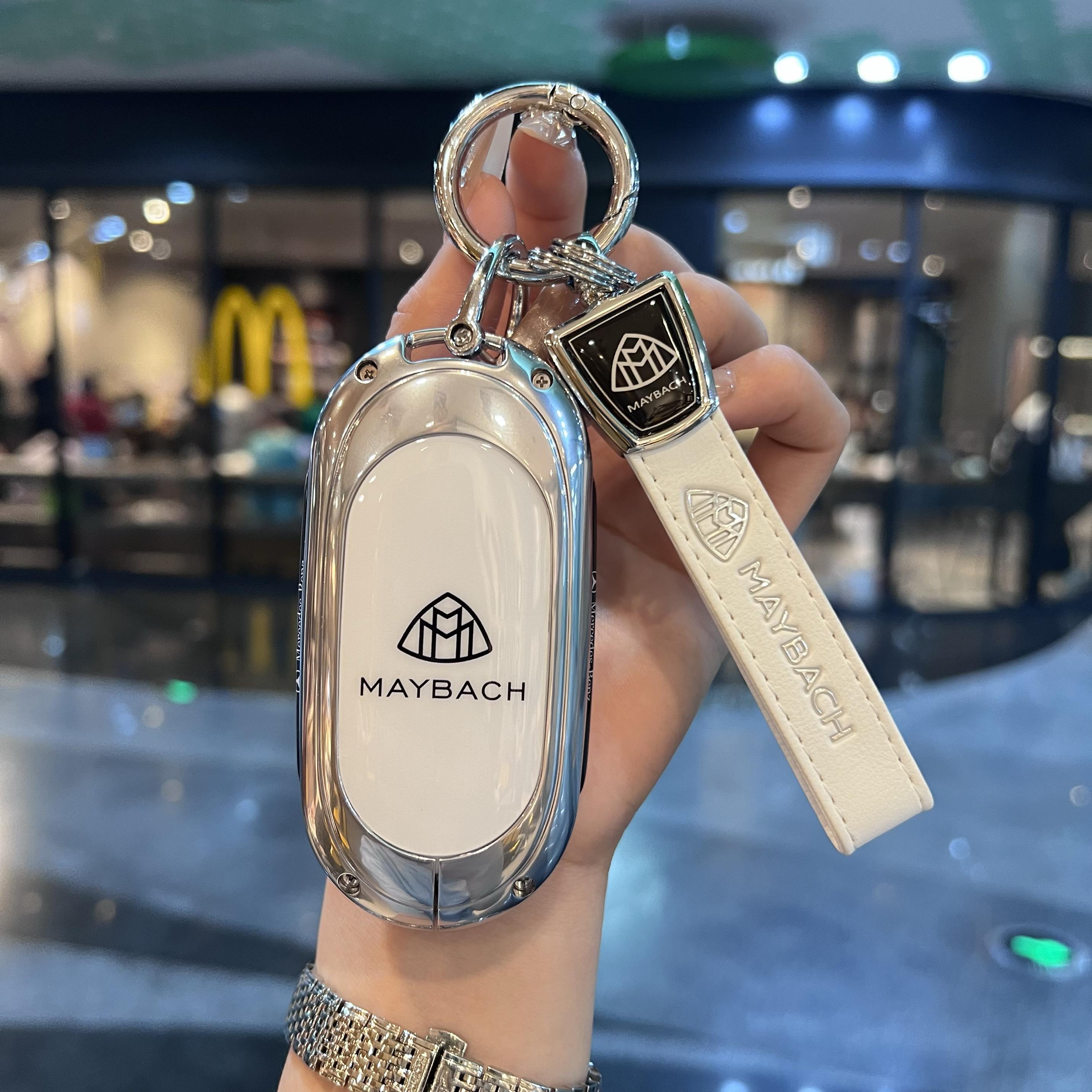 适用奔驰迈巴赫S450L钥匙套新S级S400L包22款S500L壳S480S580男扣