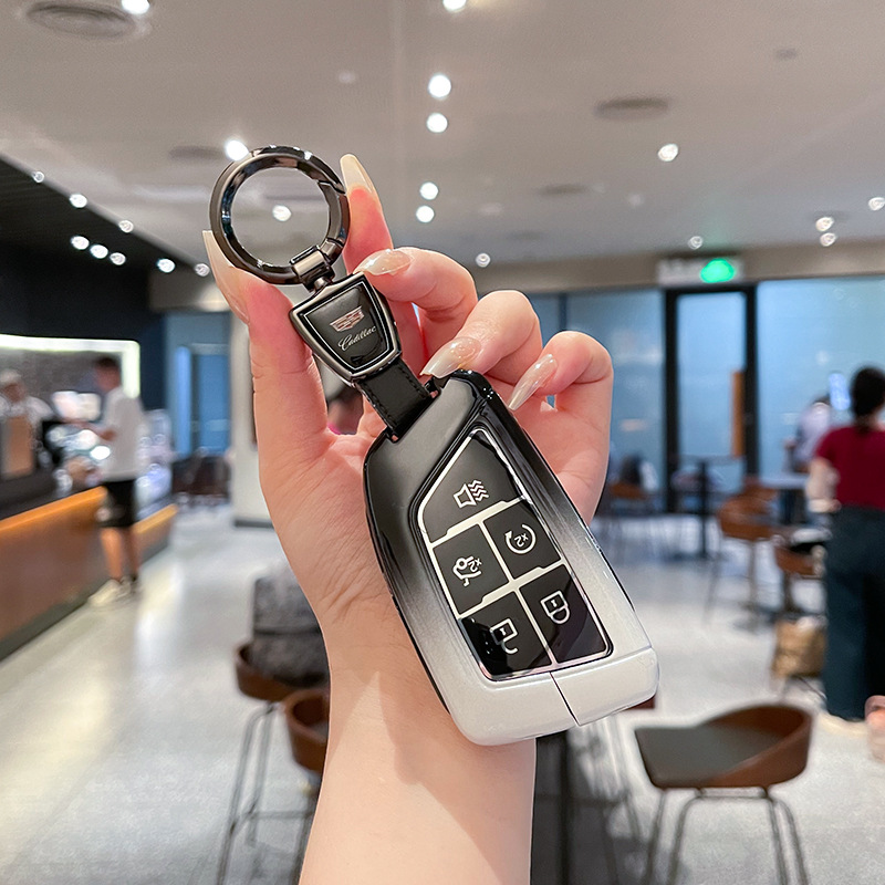 适用凯迪拉克ct5钥匙套24款xt5汽车xt4新ct6高级感gt4保护壳xts扣