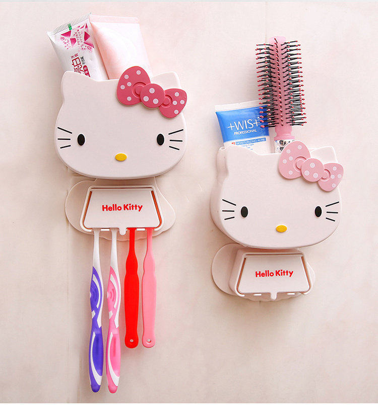 hello kitty多功能牙牙刷架/牙具座