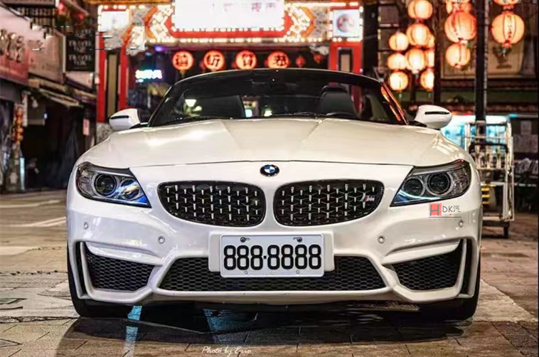 适用于09-18款宝马Z4 E89改装M4大包围16/17前后保险杠侧裙尾翼