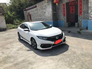 18款 PP塑料16 小包围17 日本版 前铲侧裙后唇外观 19十代思域改装