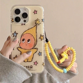 reno14 a5双层vivox200 s20防摔小米15 可爱旋转星星小人适用苹果16pro手机壳iphone15保护套新款 k80 note14