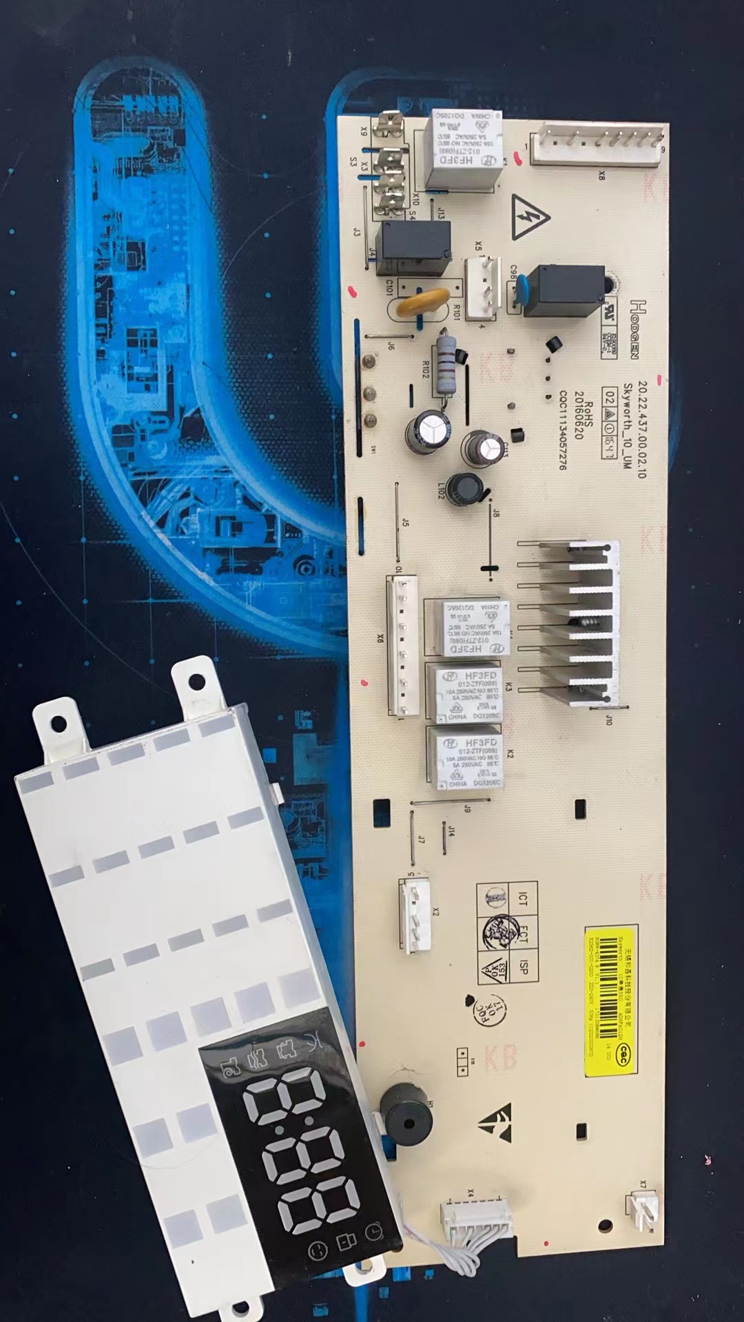 创维滚筒洗衣机XQG80-B10N主板X2362-001-0200电脑板