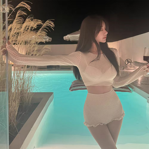 Swimwear女平角分体泳衣