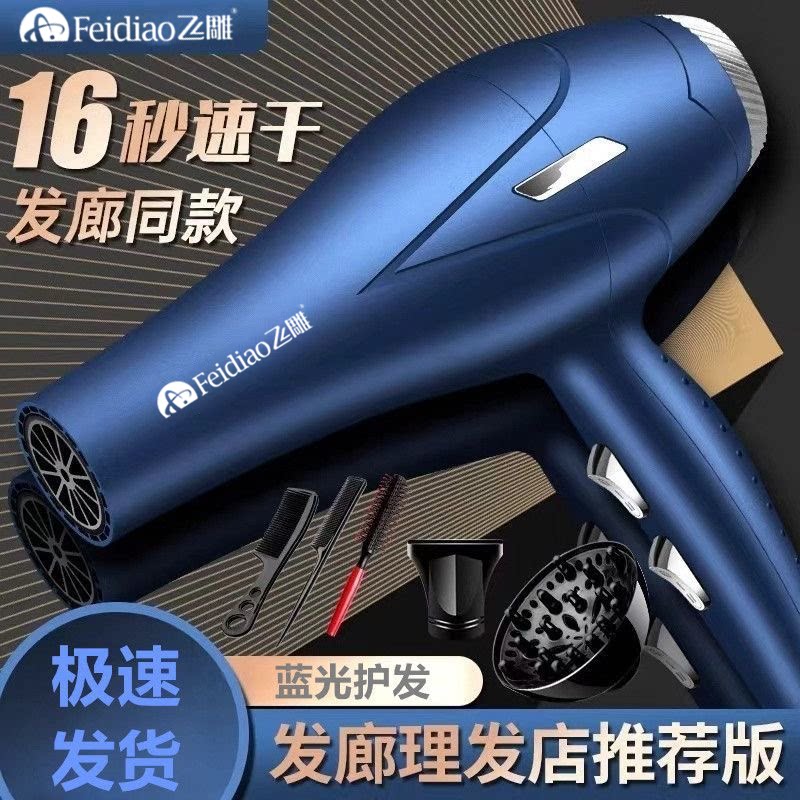 吹风机家用蓝光负离子护发大风力速干电吹风筒发廊专用大功率静音