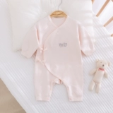 Детский демисезонный комбинезон для новорожденных, бандаж пупочный, хлопковое боди