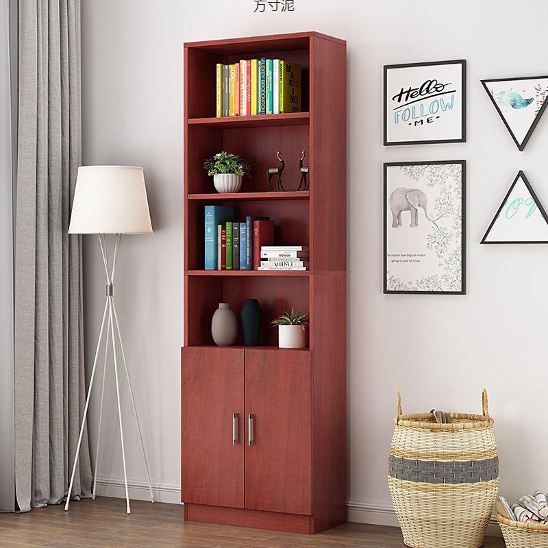 书柜家用落地简易收纳储物格子柜客厅多层置物架学生书柜