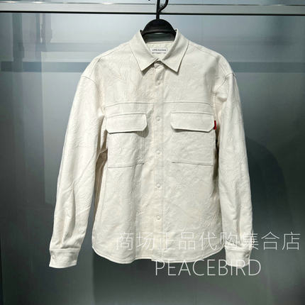 B2CHG1114M1 太平鸟男装2026年春装新款休闲时尚印花翻领夹棉外套