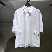 B2COF2D06K1 太平鸟2025年新男装洋气风翻领POLO衫新款时尚短袖