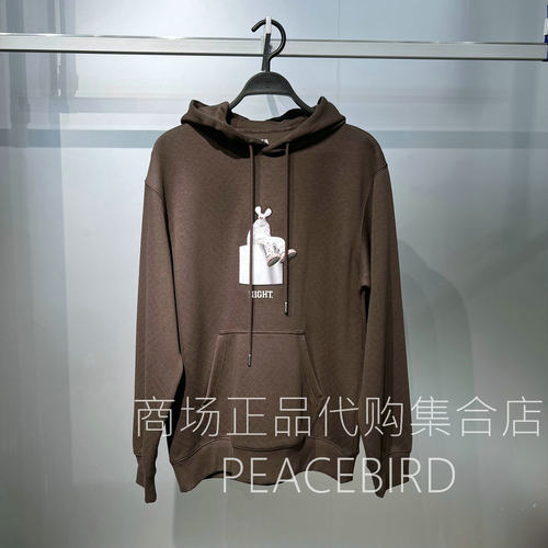 B2CRF4131H9  太平鸟男装2025年冬装新时尚休闲潮流宽松长袖卫衣