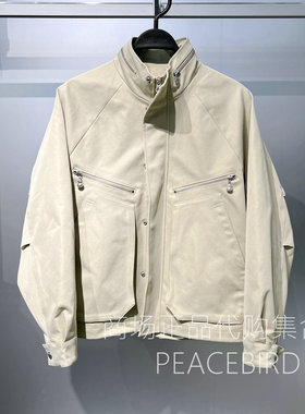 B2BCG1160G4 太平鸟男装2026年春装新款休闲时尚潮流立领夹克外套