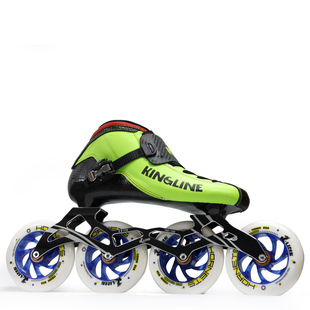 劲道正品 大轮速滑鞋90/100/110 进阶用鞋 场地比赛轮滑鞋成人