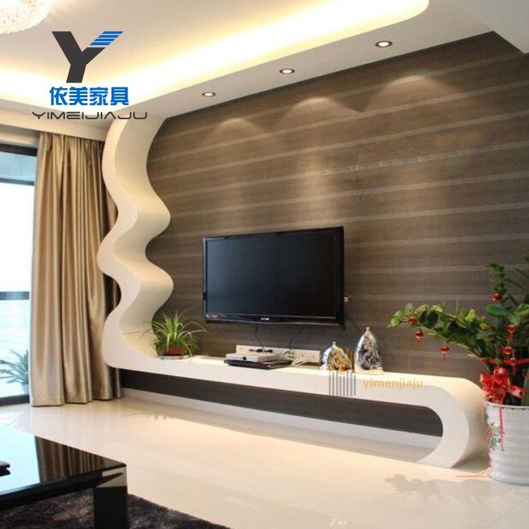 新品烤漆电视柜简约弧形电视柜异性电视柜现代创意电视柜个性地柜