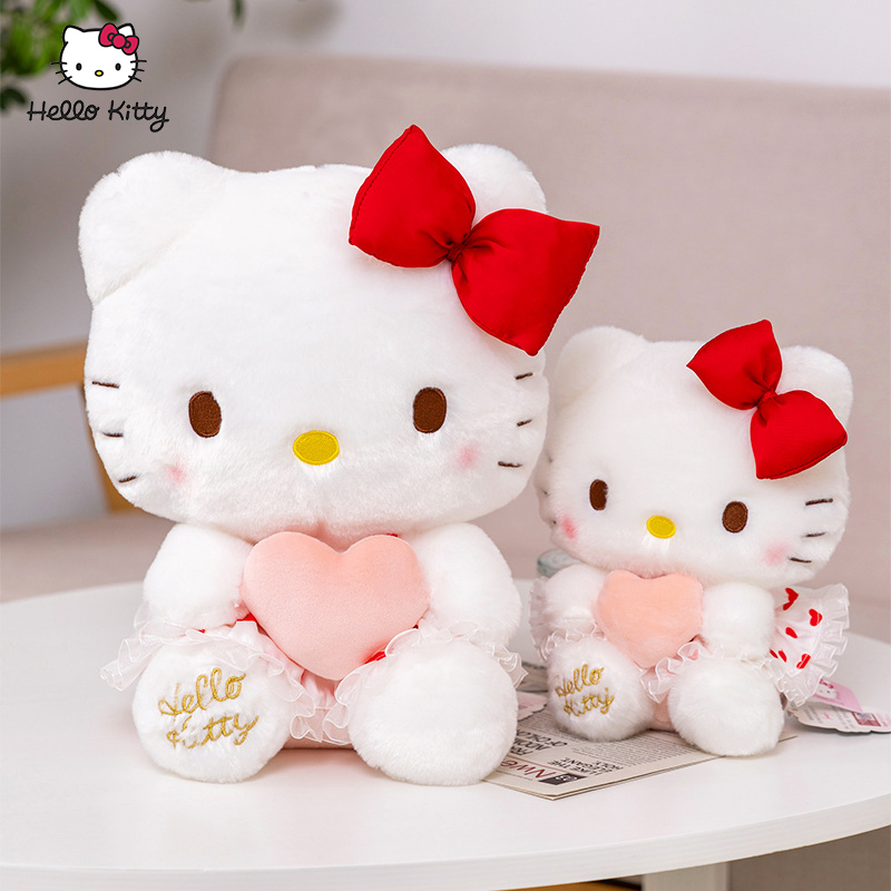 三丽鸥正版授权hellokitty公仔丘比特凯蒂猫玩偶哈喽kt生日礼物女 玩具/童车/益智/积木/模型 毛绒/玩偶/公仔/布艺类玩具 原图主图