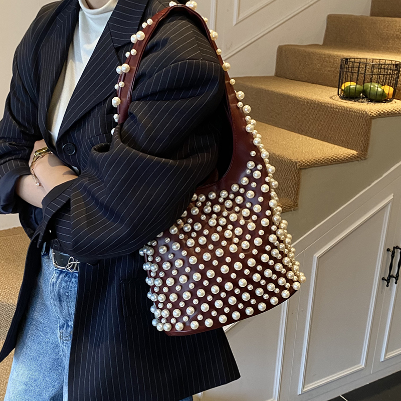 时尚手提包单肩包大容量2025新款潮个性包休闲女包日韩简约通勤包