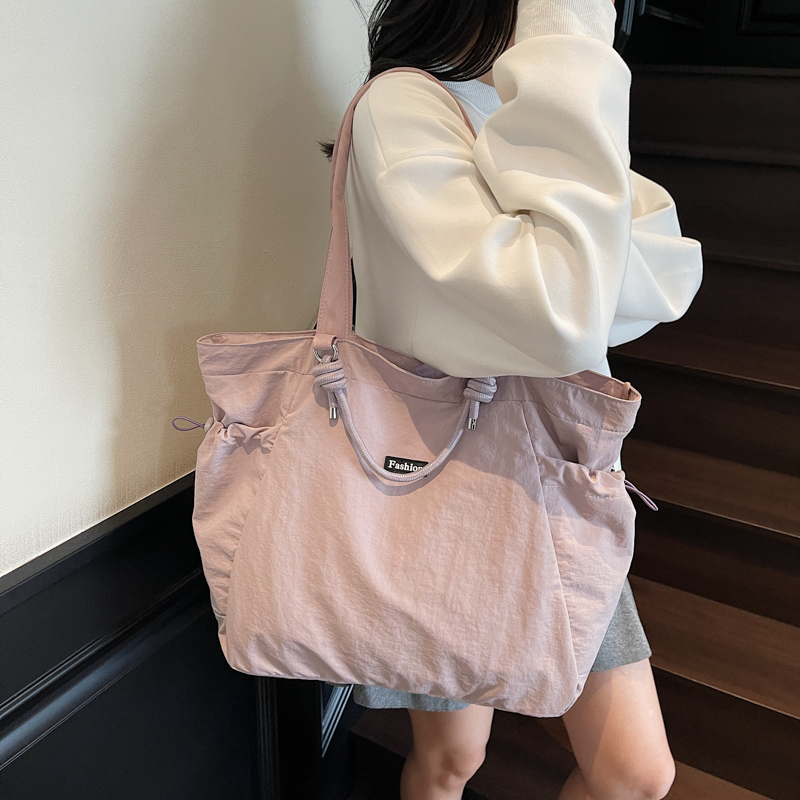 托特包大包包布袋包时尚洋气2025新款潮日韩纯色气质腋下包休闲包