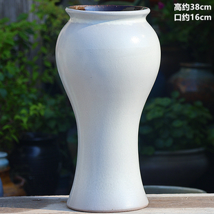 大号鱼尾盆九尾狐专用花盆悬崖透气简约粗陶多肉陶瓷细高庭院特惠