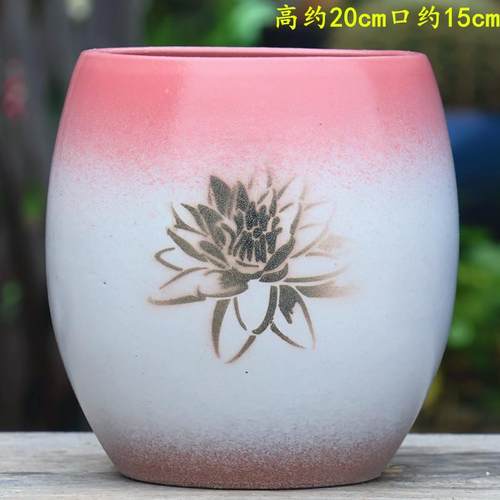 简约粗陶手工多肉蛋壳陶罐花盆
