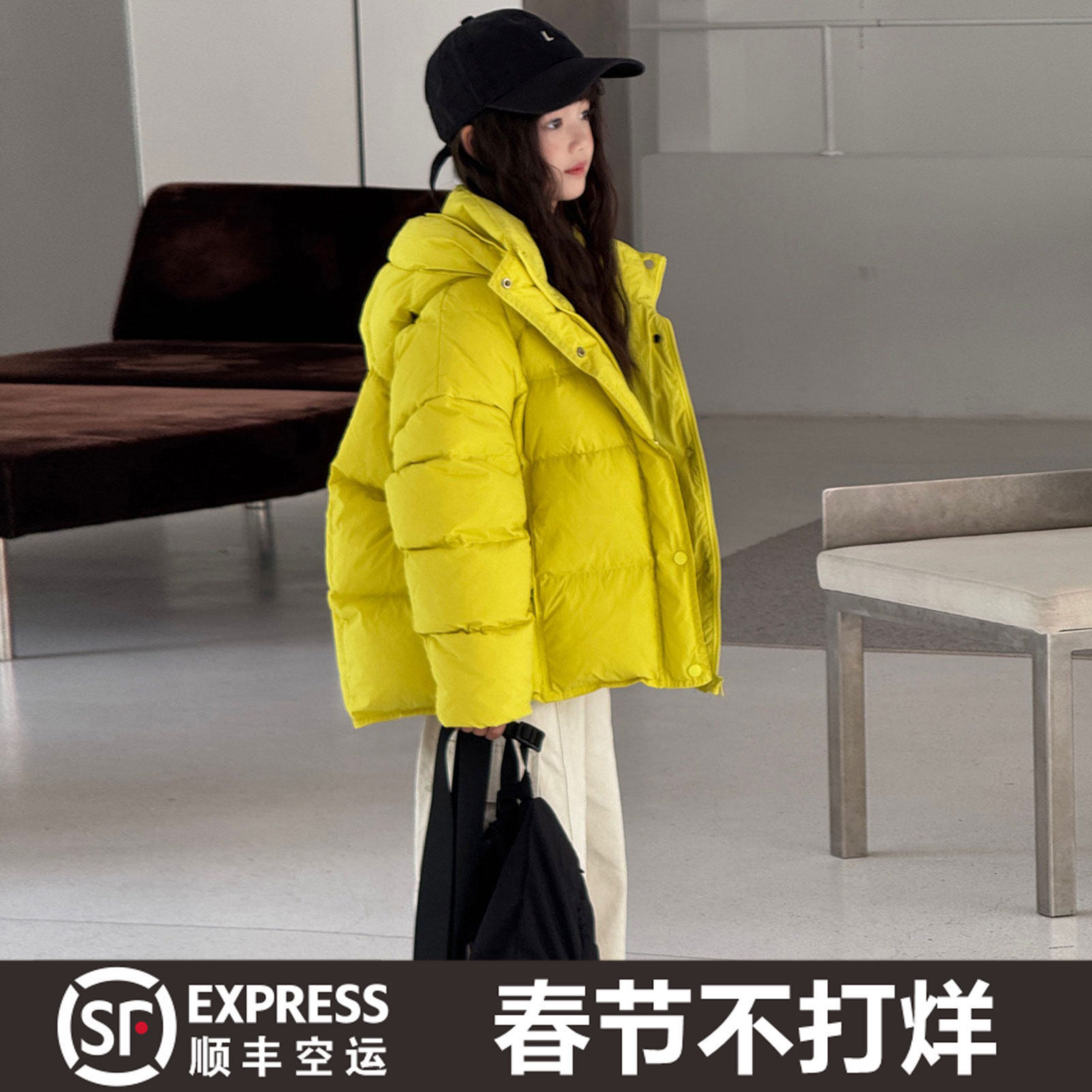 儿童羽绒服韩版2025年冬季新款男童女童中大童加厚连帽白鸭绒外套