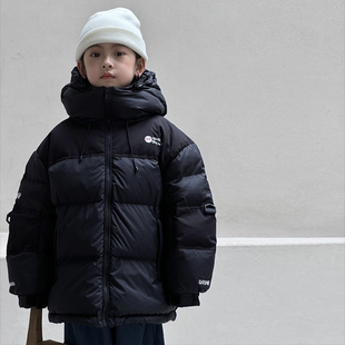 韩版儿童羽绒服男童女童冬装小童大童亲子短款加厚童装秋冬外套潮