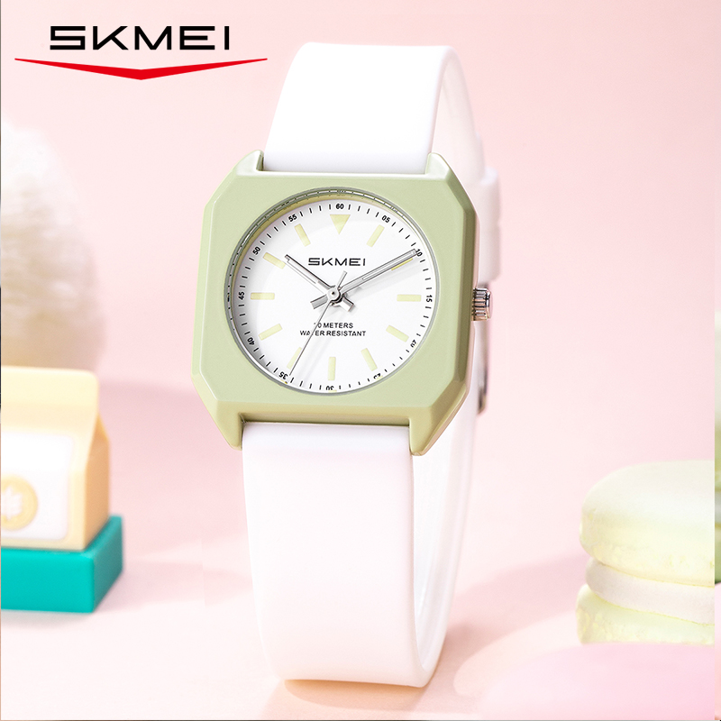 时刻美学生小方糖石英表