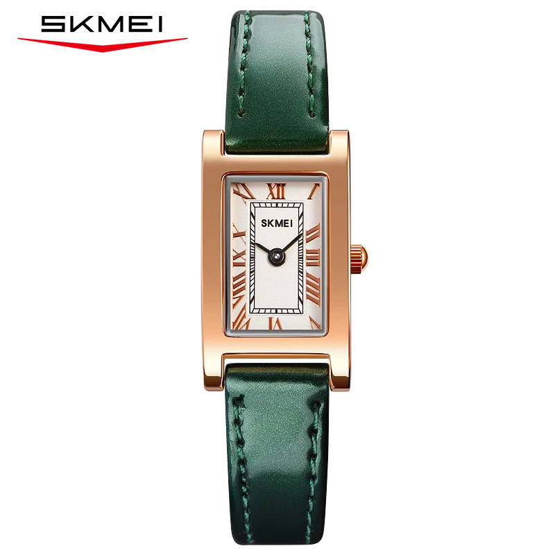 时刻美简约女生防水石英表