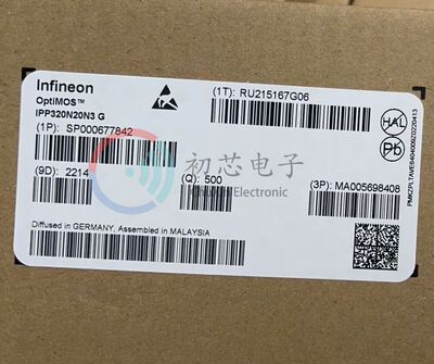全新原装IPP320N20N3G  TO-220 丝印320N20N MOS场效应管200V 34A