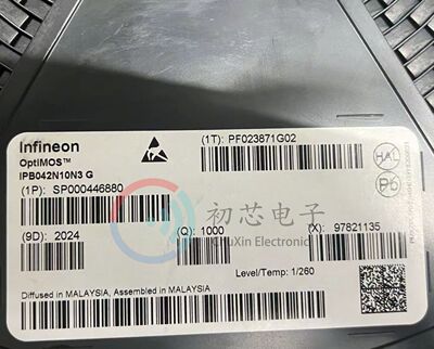 【初芯电子】全新原装IPB042N10N3G TO-263 MOS场效应管100V 100A