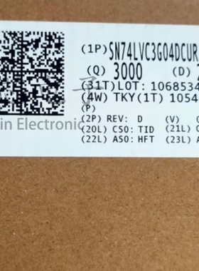 【初芯电子】SN74LVC3G04DCUR  VSSOP8 丝印C04R 逻辑门和反相器