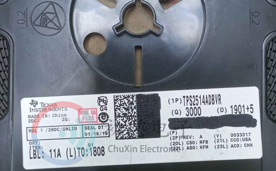 【初芯电子】TPS2514ADBVR 封装SOT23-6 丝印PB3Q 电源管理开关