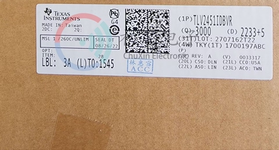 【初芯电子】全新原装TLV2451IDBVR SOT23-5 丝印VARI 运算放大器