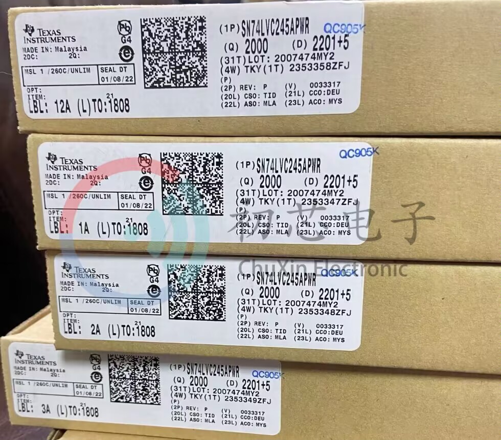 【初芯电子】SN74LVC245APWR 封装TSSOP20 丝印LC245A 逻辑收发器