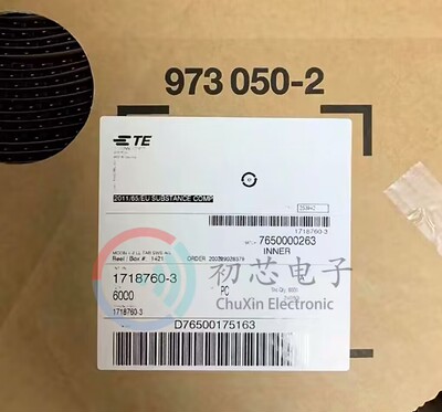 【初芯电子】全新原装1718760-3 矩形连接器触头接片触点18-20AWG