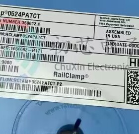 【初芯电子】RCLAMP0524PATCT封装SLP2510P8 丝印0524P TVS二极管