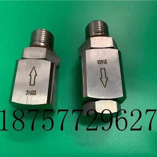 米顿罗液压计量泵配件MRA11单向阀止回阀MRB11不锈钢单向阀316L