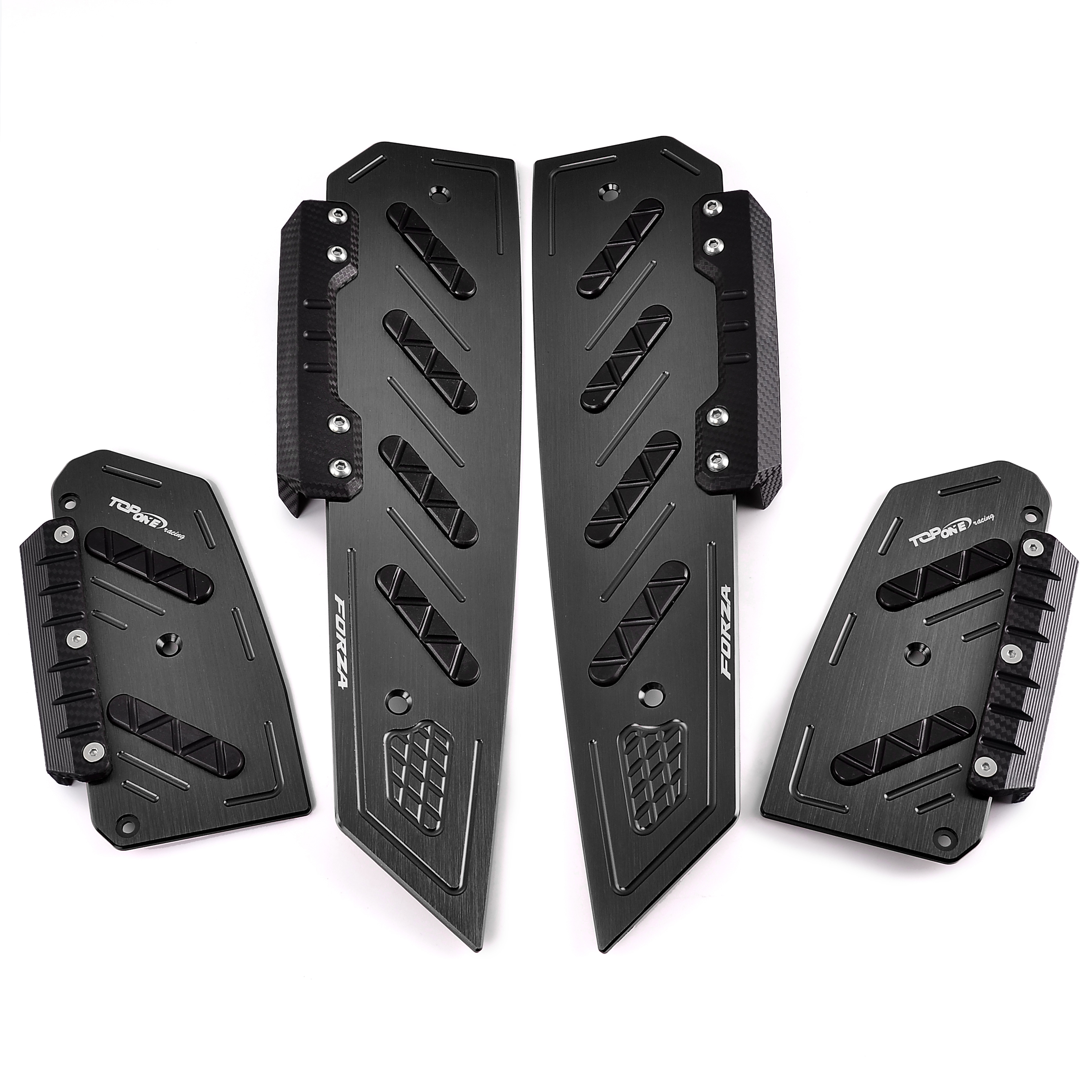 FORZA350脚踏板改装铝合金