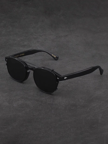 MOSCOT LEMTOSH Очки рамки мужчина yu wenle, та же самая ретро -тарелка черная рама с зажимом с близостью миопий