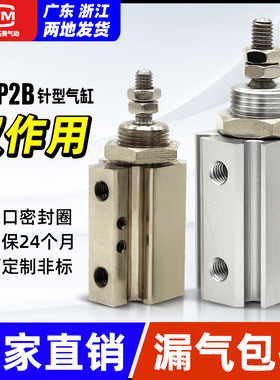 小型气动迷你双作用微型CJP2B/CDJP2B10-5D-10D-15D-30D针型气缸
