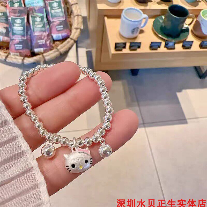 kt猫纯银手链女时尚气质轻奢网红