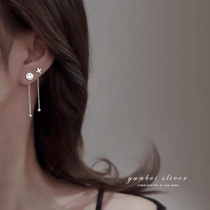 正品纯银修饰脸型百搭网红款耳环