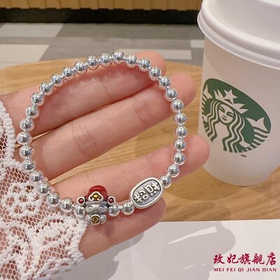 小财神爷纯银手链女时尚轻奢网红