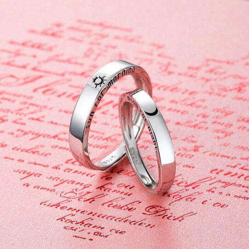 香港星辰情侣活口戒指学生七夕节