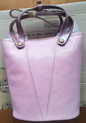 制道手工皮具手工皮包全植鞣头层牛皮大容量大托特单肩斜挎包女包