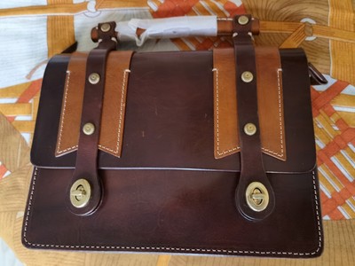 制道手工皮具手工皮包全植鞣头层真牛硬皮手提单肩斜挎24*19女包