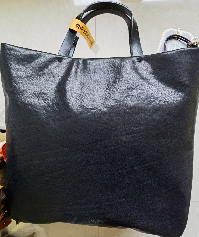 制道手工包全植鞣头层真牛软皮手提包斜挎包托特包女士包包23*28