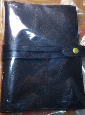 制道全植鞣无毒头层牛皮真皮MBox日记本笔记记事本手帐本18*12