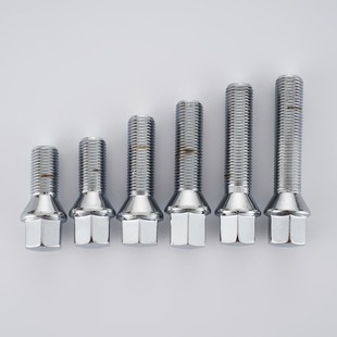 螺栓轮胎螺丝M12 螺丝汽车轮毂改装 1.25 螺杆轮毂改装 汽车轮毂改装